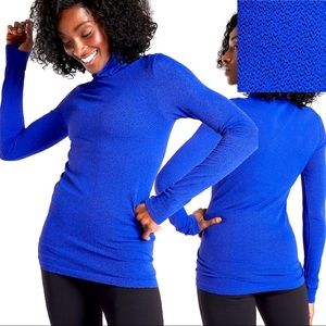 NWT Athleta Flurry Peak Turtleneck Blue